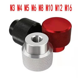 M3 M4 M5 M6 M8 M10 M12 M14 Blind hole Hand Nut Knurled Aluminum Thumb nut for Locking airflame aluminum alloy Tighten Handnut