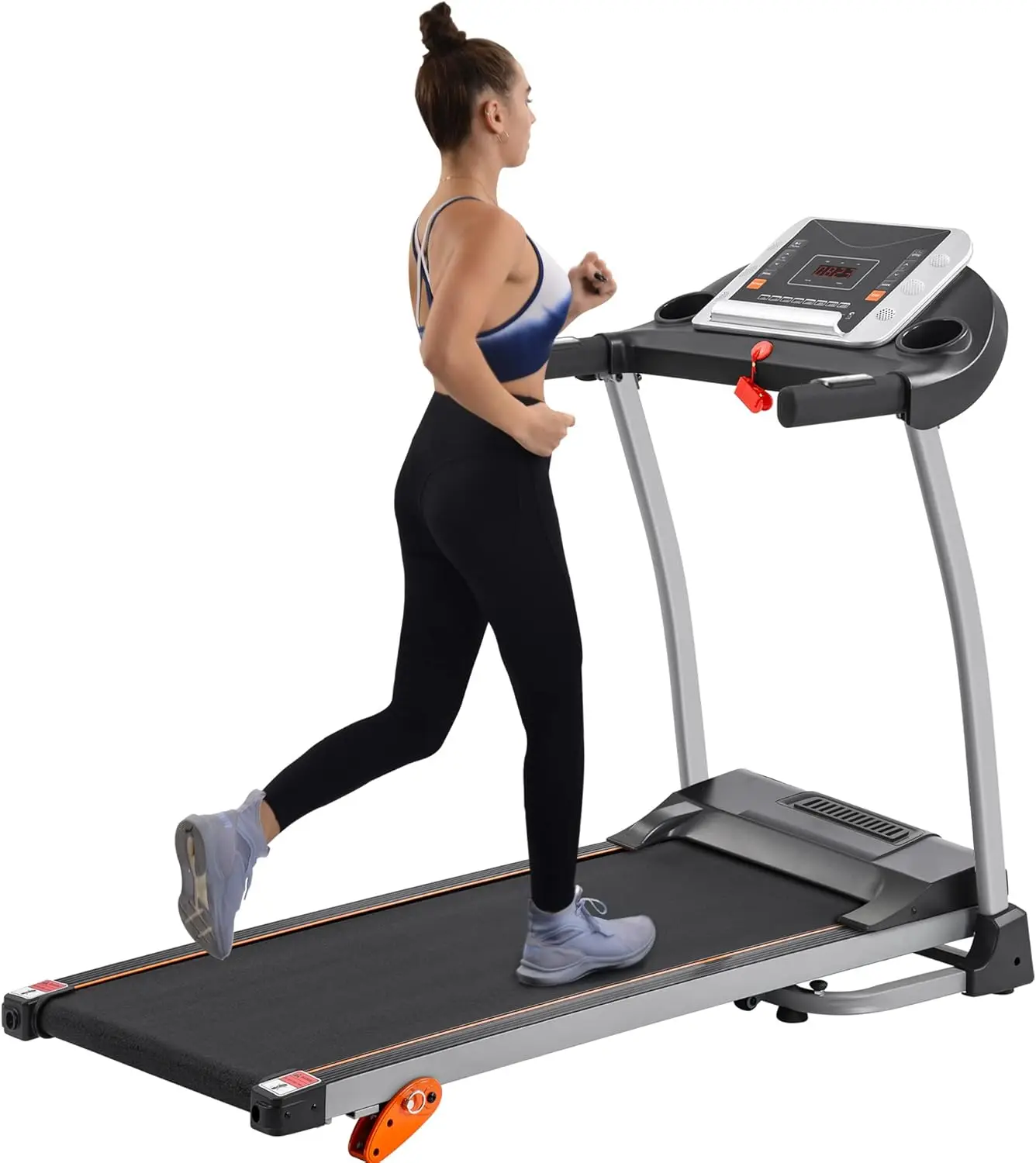 

Home Folding Incline Treadmill, 2.5HP Treadmill for Running Walking with 12 Programs, 7.5 MPH, 300 lbs Capacity