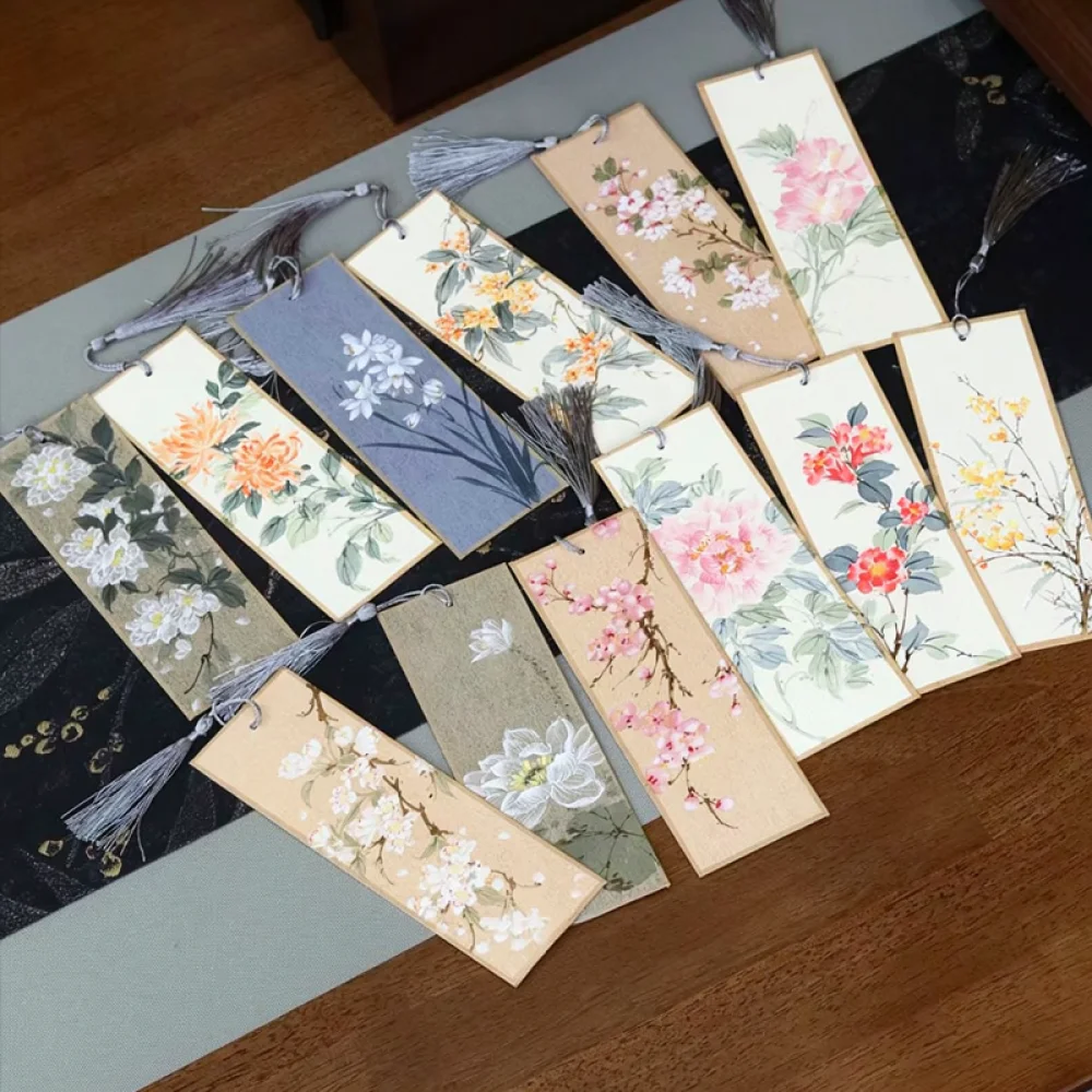 Vintage Blank Bookmark Chinese Style Xuan Paper For Brush Painting Calligraphy Stationery Decorative Art Supplies
