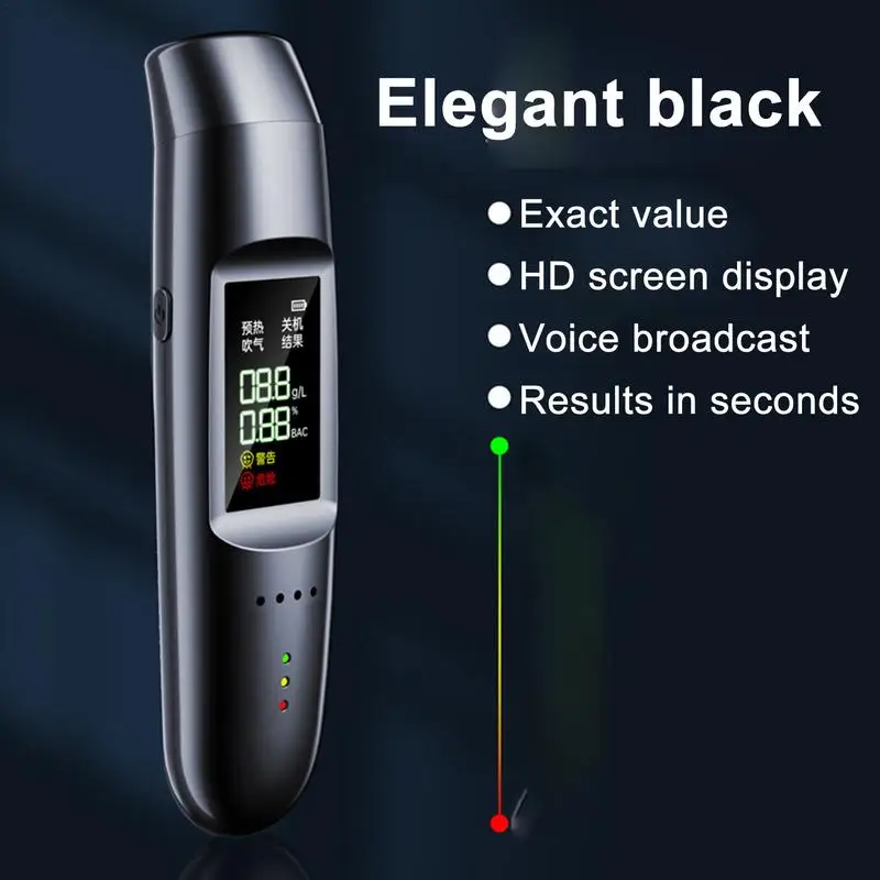 Alcohol Breathalyzer Tester Alcotest remind driver safety in roadway Digital high accuracy mini Alcohol Tester diagnostic tool