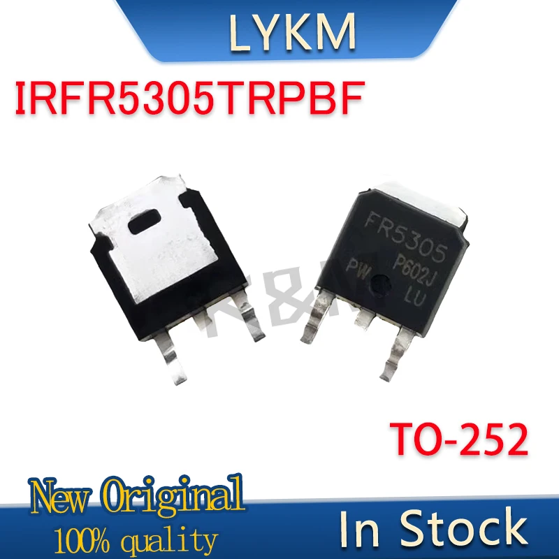 10/PCS New Original IRFR5305TRPBF IRFR5305 FR5305 TO-252 P-channel MOS field effect tube In Stock