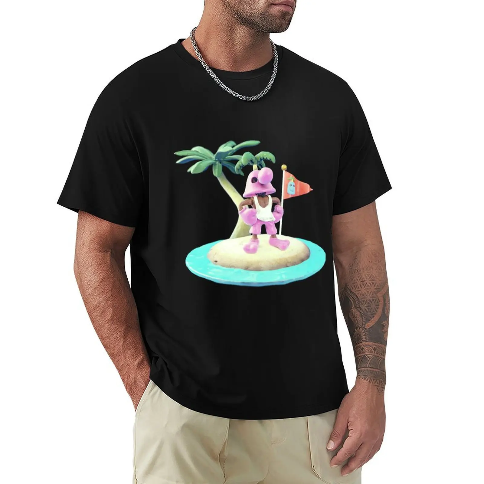 

Il Piantissimo Masked T-Shirt cotton man t-shirts tops valentines boutique clothes Luxury man black t shirts for men