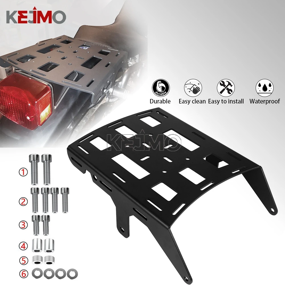 

Accessories DR650 Rear Luggage Rack Cargo Rack Support Shelf Holder Bracket Motorcycle For Suzuki DR 650 dr650 1990-2024 2025