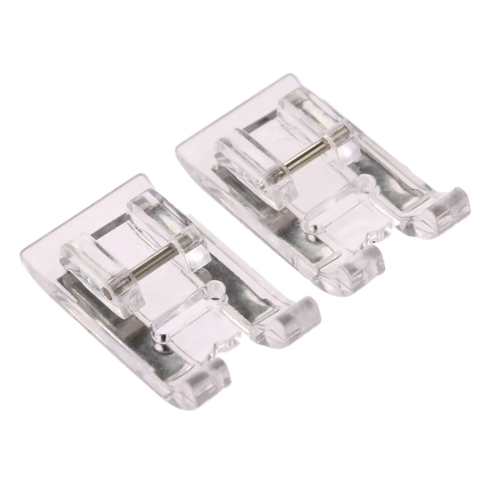 1pc Transparent Domestic Sewing Machine Satin Stitch Presser Foot For Singer Brother Juki Household Sewing Machine Snap-on