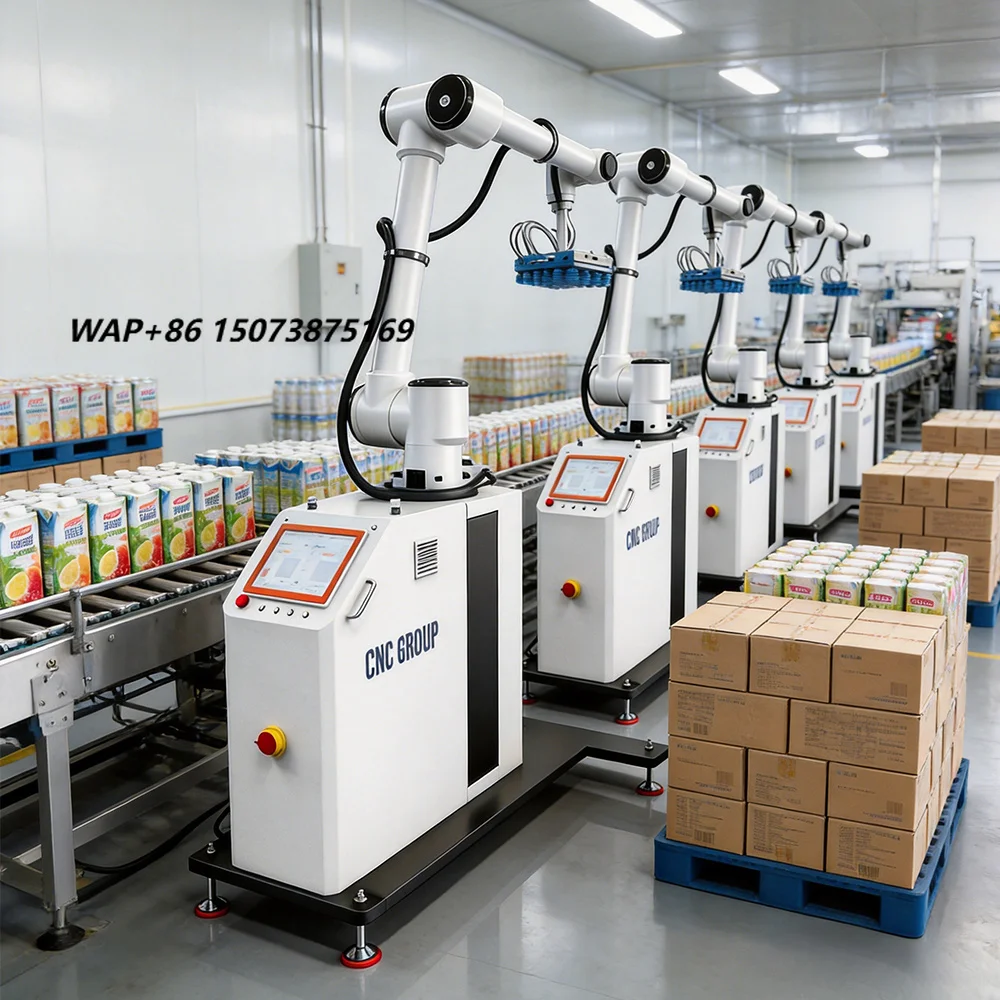 Intelligent Logistics Automation Robot - 6-Axis Pallet Moving and Packaging Solution