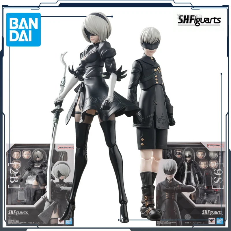 

Bandai Original SHF Comprehensive Series 2B Yurha II Type B &【Neal Mechanical Era Ver1.1a】9s Animation Action Doll Toys for Boys
