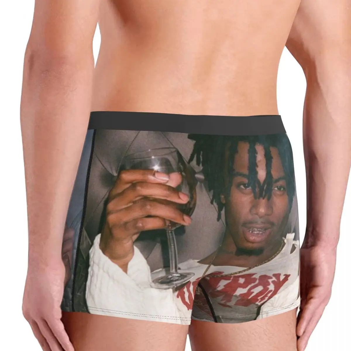 Self Titled Playboi Carti Design Underwear asap wlr mod Classic Underpants Design Shorts Briefs 3D Pouch Plus Size Boxer Shorts