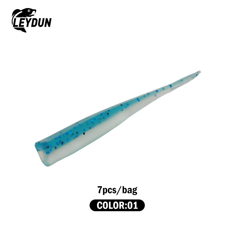 LEYDUN BR Weiche Köder Angeln Lockt 83mm 2,7g Jig Kopf Haken 3g 5g 7g 9g 12g 14g Wicklung & Darting Weiche Fisch Für Seebarsch Hecht Köder