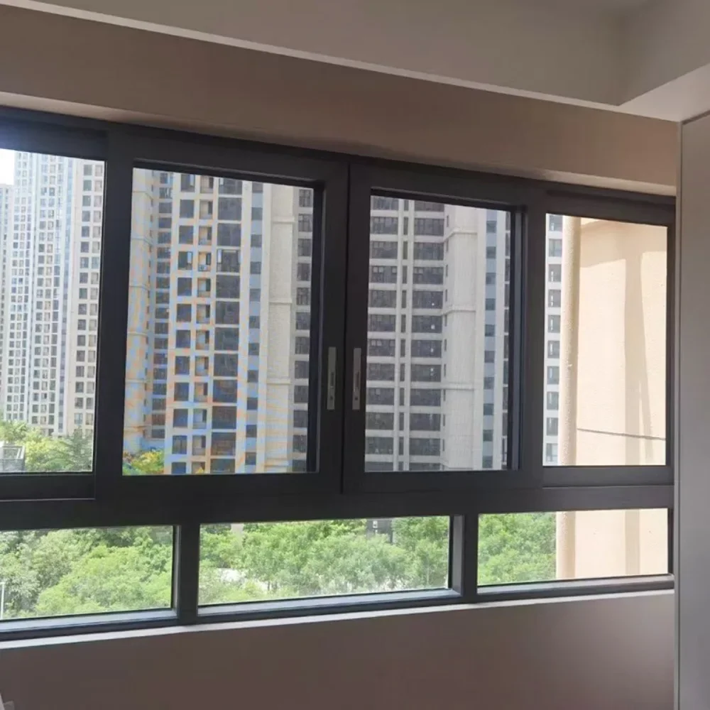 High Quality Integrated Balcony Aluminum Window Frames for Noise Reduction and Anti-Theft, Improved Insulation