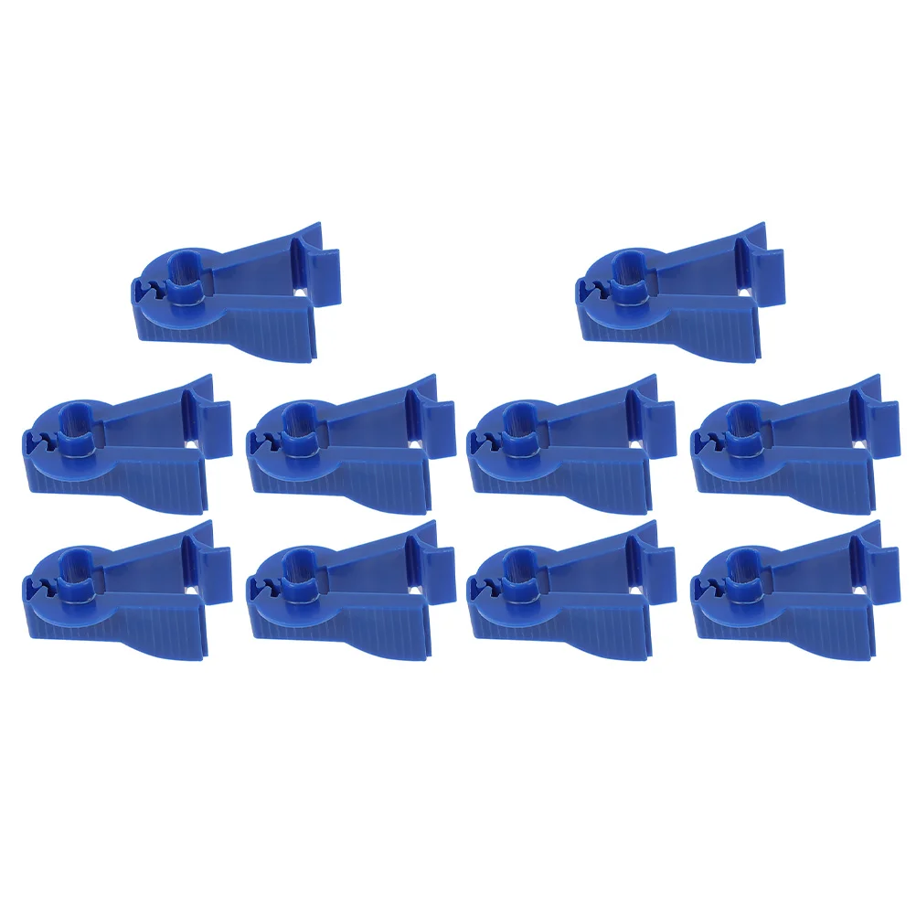 

10 Pcs Dialysis Clip Peritoneal Pipe Clips Supply Tube Holders Accessory Peritoneoclysis Bag