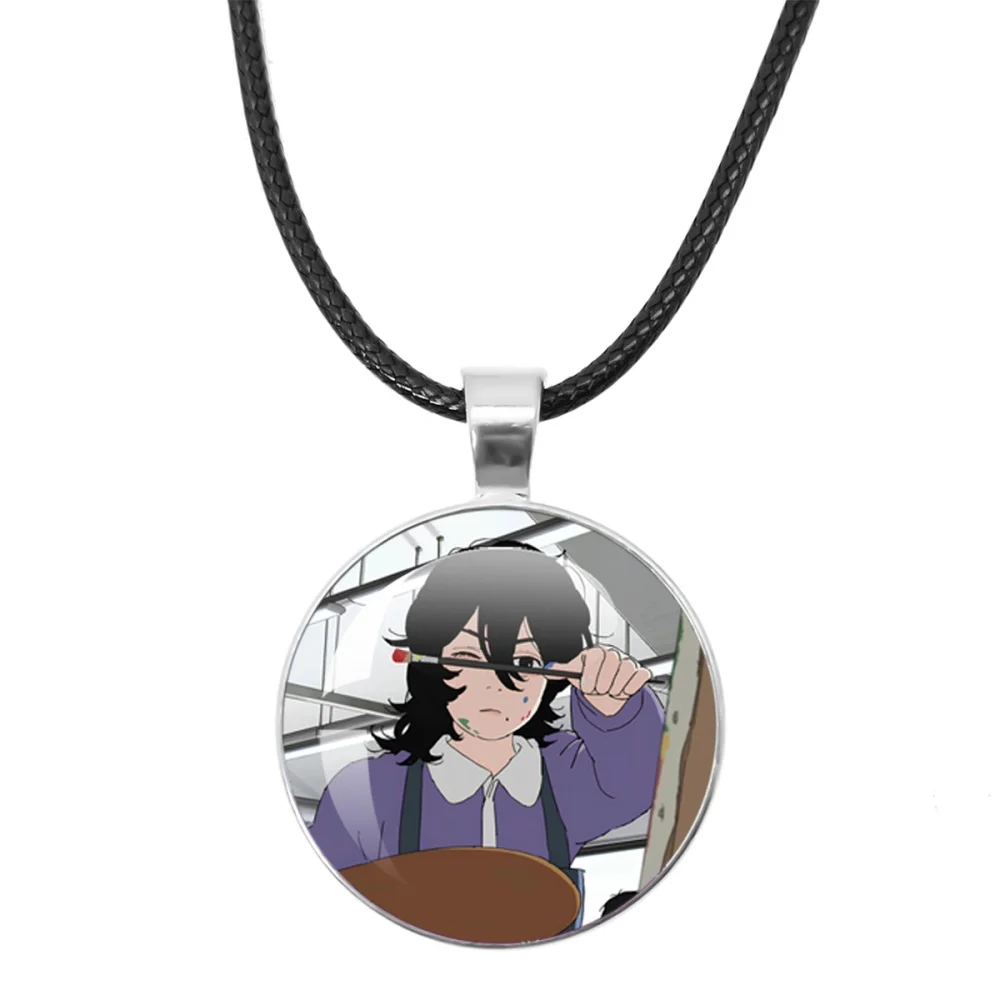ALIEN STAGE Part2 Mizi Sua Luka Till Ivan Leather Cord Round Necklace Hot Anime Look Back CartoJewelry Accessories Necklace Gift