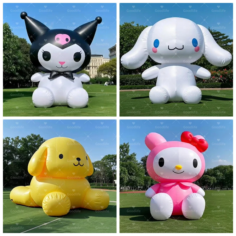 

Giant Colorful Inflatable Sanrio Kuromi Cinnamoroll Inflatable Cartoon Balloon Mascot for Outdoor Advertising Decoration