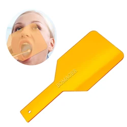 Dental Hand Held Shield Plate Dentist Shade Board Eye Protector Curing Lamp Light Filter Hood Board Dentistry Lab Clinic Tool