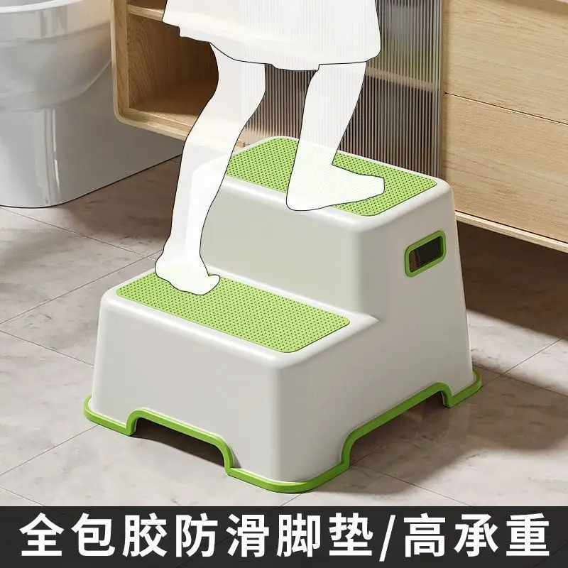 Ladder Stool Two-step Ladder Step Foot Pedal High And Low Stool Ladder Chair Dual-purpose Kitchen Climbing Stool