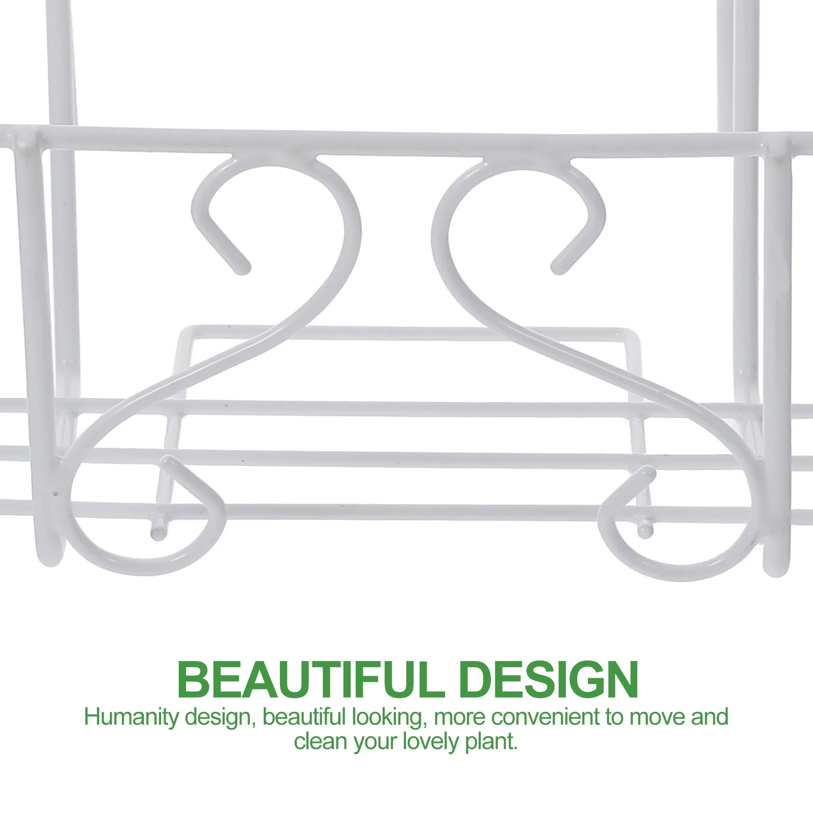 

1Pcs Durable Iron Flowerpot Stand European Design Square Planter Holder for Home Garden Plant Stand Hanging Planter Pot