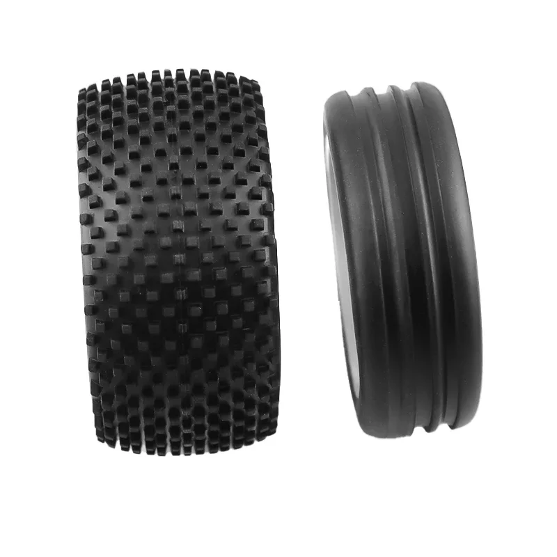 1/10 2WD RC Off-Road Buggy Car Rubber Tires 82&87Mm Tyres For XRAY XB2 Serpent SRX2 SRX4 Traxxas Bandit Tekno