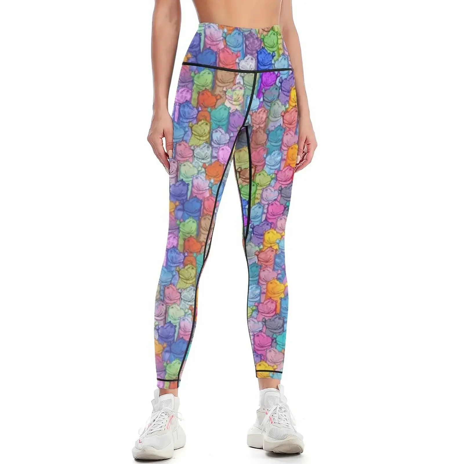 

Hippo Disco Leggings sport set sporty woman push up joggers for Women's trousers Womens Leggings