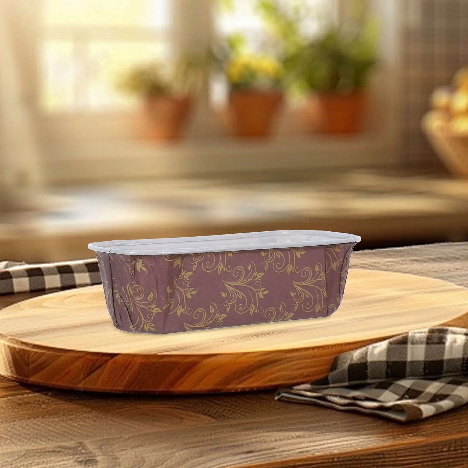 

10 шт. одноразовых антипригарных бумажных форм для выпечки хлеба, кексов и пирожных, жиронепроницаемые формы для выпечки