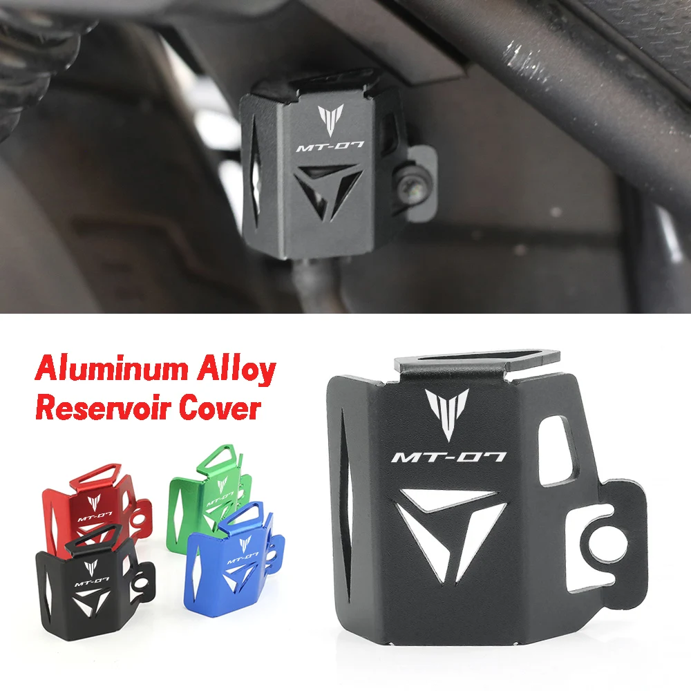For Yamaha MT03 MT07 FZ07 MT 07 MT09SP FZ09 MT 09 MT10 MT25 125 Rear Brake Fluid Reservoir Guard Cover Protection Oil Cup Guard