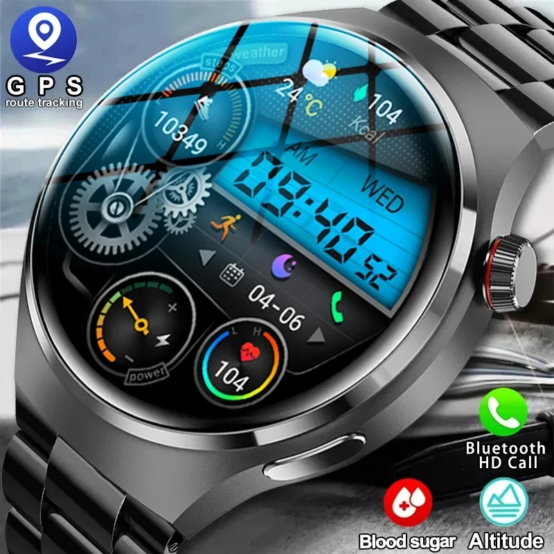 2024 neue Uhr 4 Smartwatch amoled360 * 360 HD Vollbild Touch Bluetooth Anruf Blutzucker überwachung
