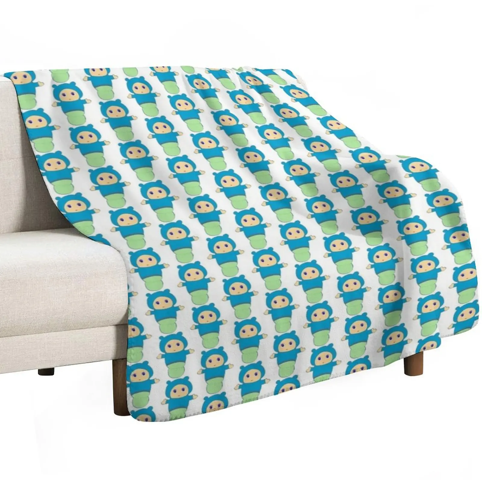 Glow Worm Throw Blanket No Pilling Soft Warm Blanket for Bed