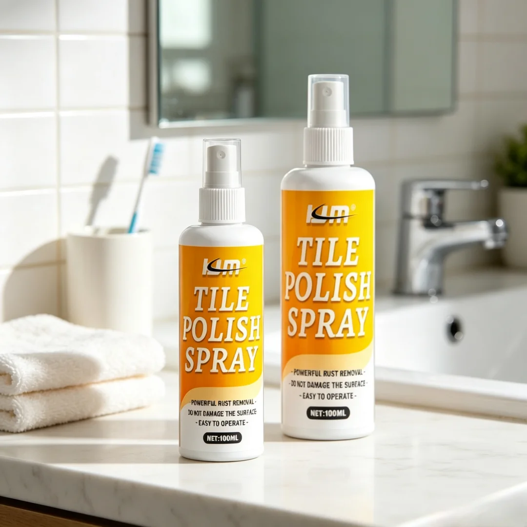 Floor tile whitening spray Ceramic tiles suitable for bathrooms, kitchens, and corridors