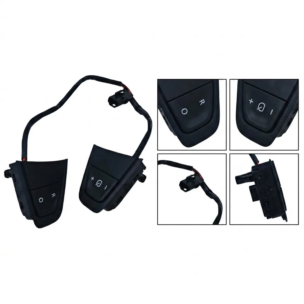 Steering Wheel Cruise Switch 255500003R For Renault For Master For Nissan NV400 Interior Control Button Replacement Part Black