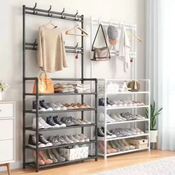 Five Layer Shoe Rack Simple Shoe Rack Integrated Storage Rack Household Shoe Rack Multifunctional Clothes Rack Creative Ho