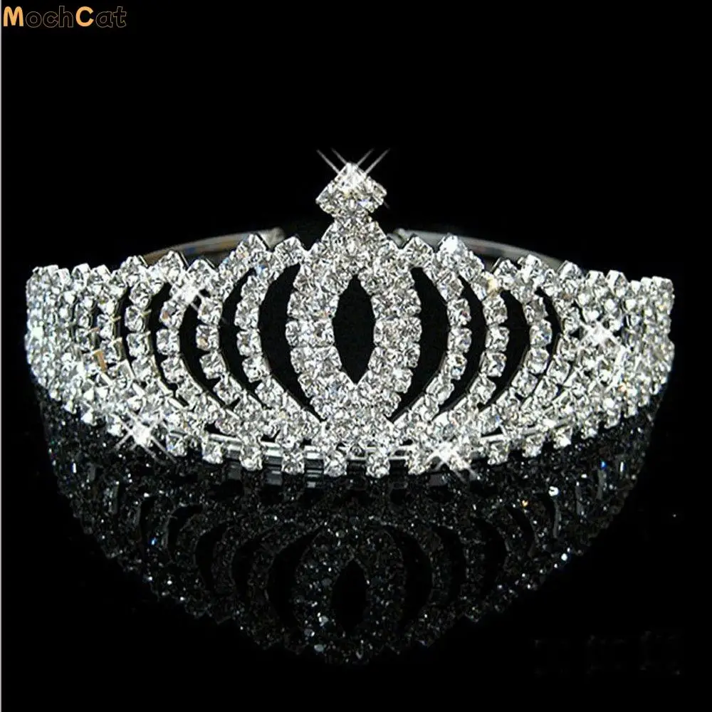 

Gifts Good Quality Hair Clips Hair Clasp Bride Headdress Hair Accessories Headband Headwear Princess Diamond Crown Hair Hoop