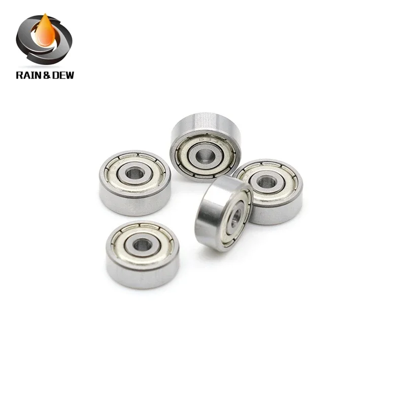 

10P 606ZZ Bearing ABEC-5 10P 6x17x6 mm Miniature 606Z Ball Bearings 606 ZZ EMQ Grade Z3 V3 For Makefr RS CNC 32 Tutors