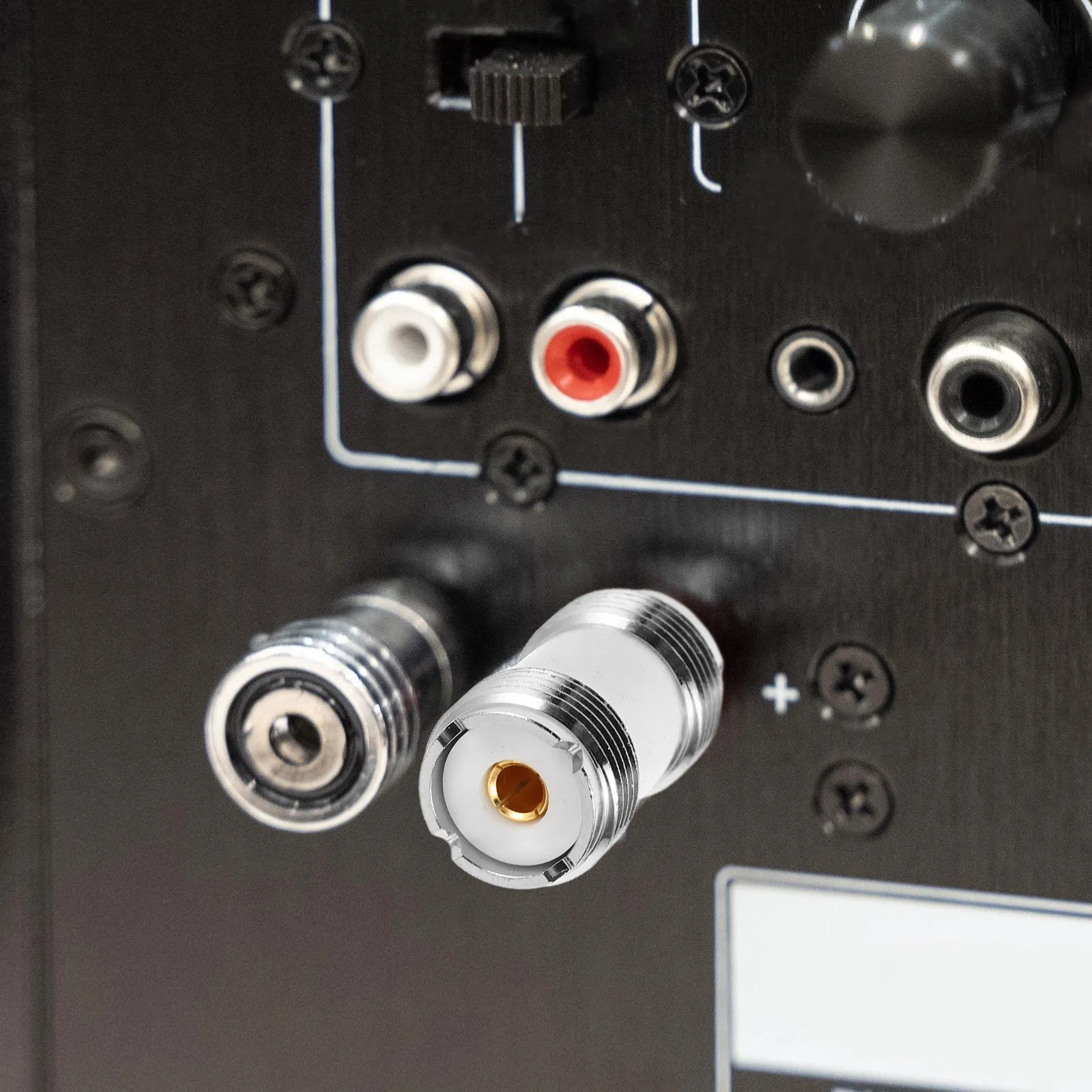 So239 Uhf Female-Female Adapter Connector for Devices Plug-and-Play Easy Installation Wide Compatibility with Radios TV