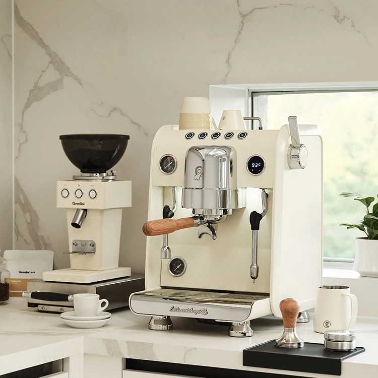 Machine à expresso semi-automatique pour Gemilai G3148B, cafetière commerciale Programmable pour usage domestique, plastique électrique
