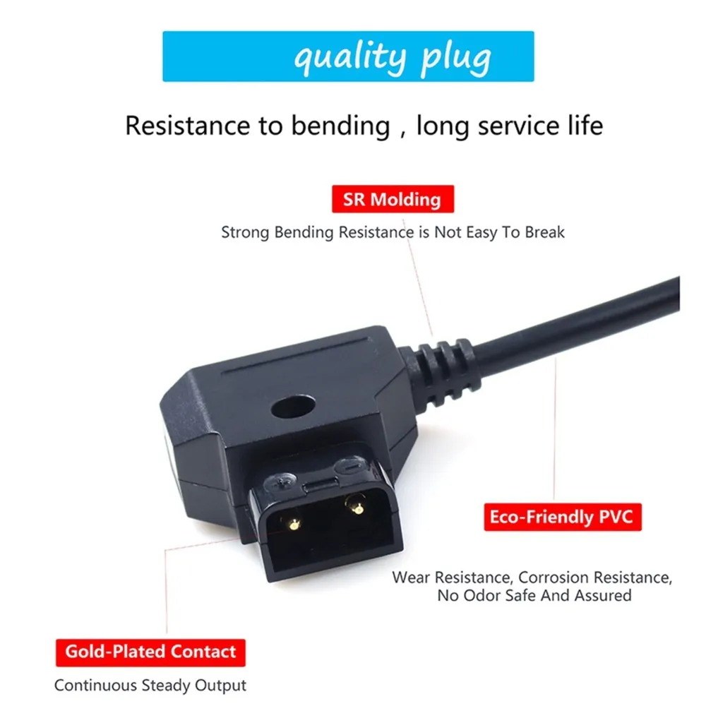 【TODAY-BUY】D-Tap To USB-C Charging Solutio Camera/Monitor Power Cable D Tap Input To USB C Output Charging Wire Line For V Mount