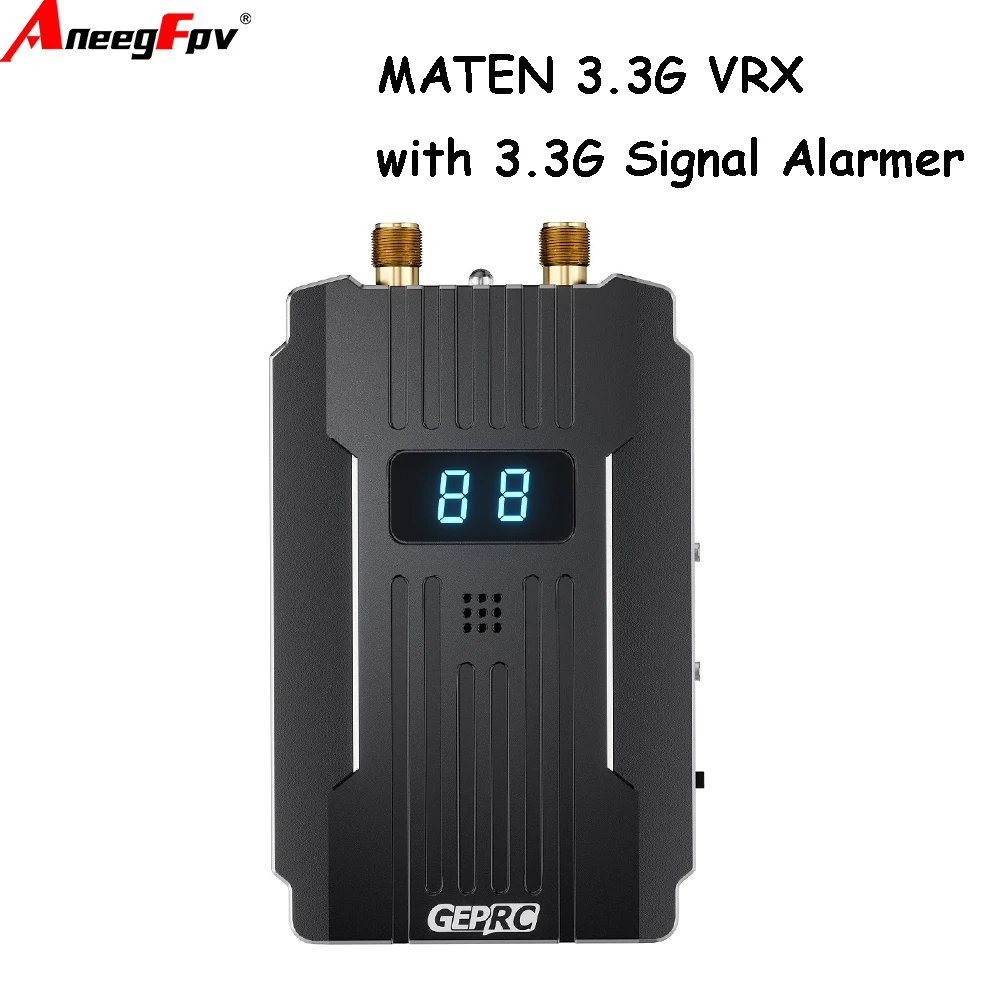 GEPRC MATEN 3.3G VRX with  3.3G Signal Alarmer Receiver Built-in Buzzer RC Airplane FPV Long Range Drone