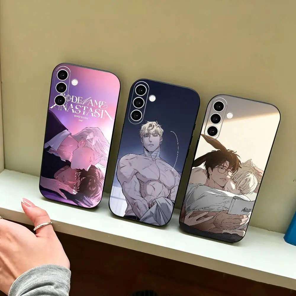 Codenames Comics Taekjoo Anastasia  Phone Case Black Silicone Soft For Samsung Galaxy A73,A72,A71,A70,A53,A52,A51