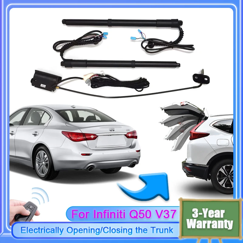 For Infiniti Q50 V37 2013~2024 Car Electric Tailgate Lift Kit Auto Tail Gate Opener Automatic Lifting Rear Door for Trunk Strut