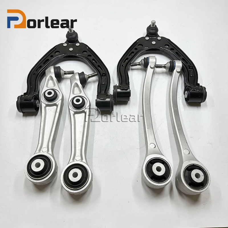 8PCS For Tesla Model S 2012- Front Control Arm Set 1043965-00-A 1043966-00-A 1027351-00-C 1041570-00-B 1041575-00-B