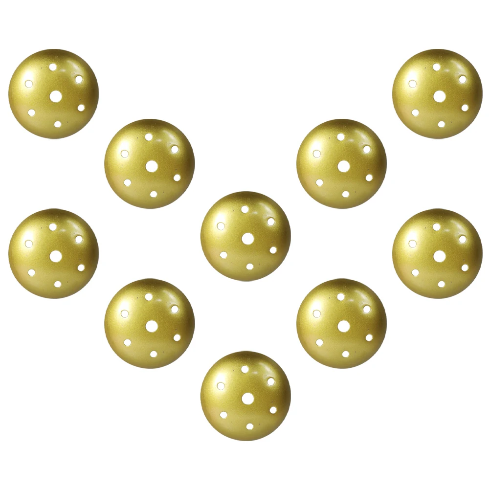 

10 Pcs UFO Glass Ch Accessories 8cm Gold Color Hanging Light Plate Round Ceiling Lamp Base Discs Metal Fixture
