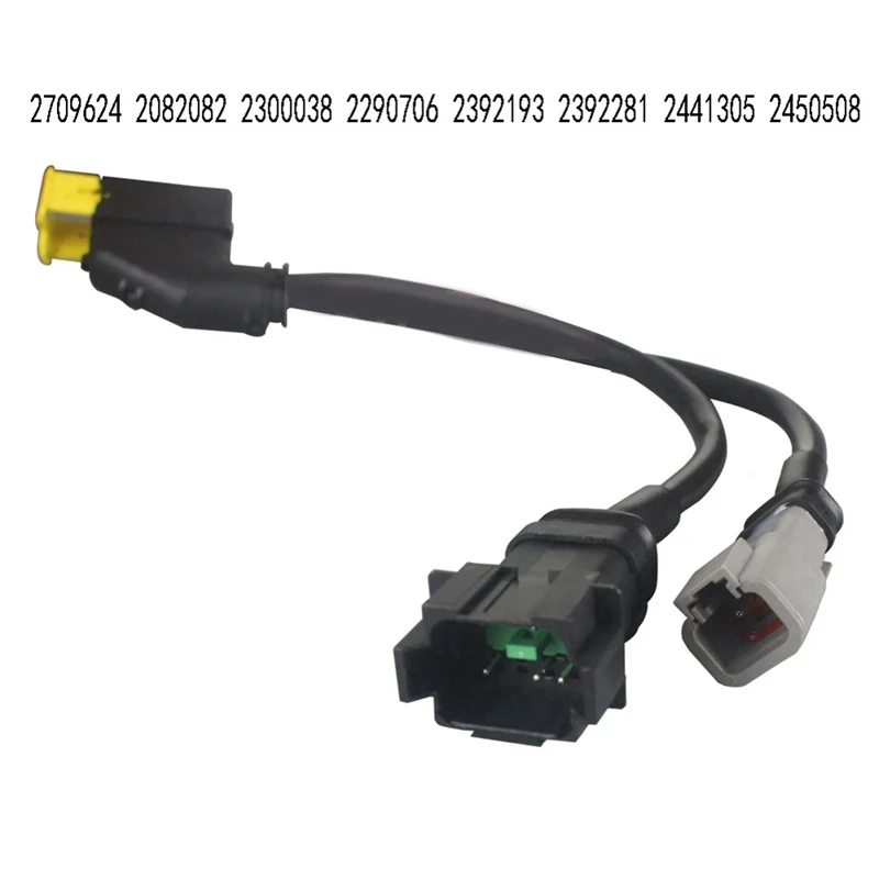 

2PCS Truck ECA Clutch Booster Cable Connector 2709624 2082082 For Scania Pgrs Trucks 2300038 2392193 2612292 2392281-Boom