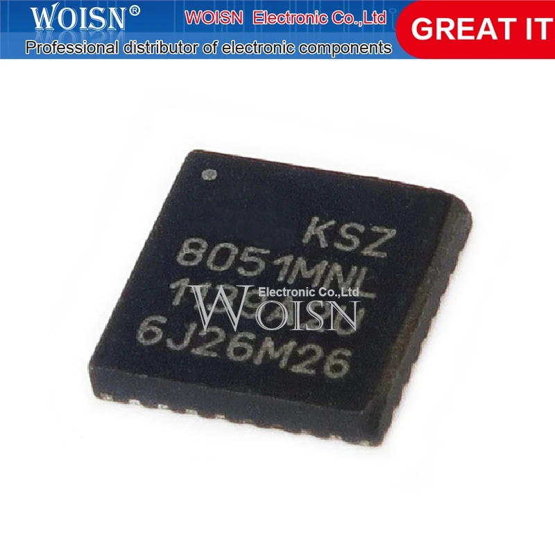 10 шт. KSZ8051MNL KSZ8051 QFN-32