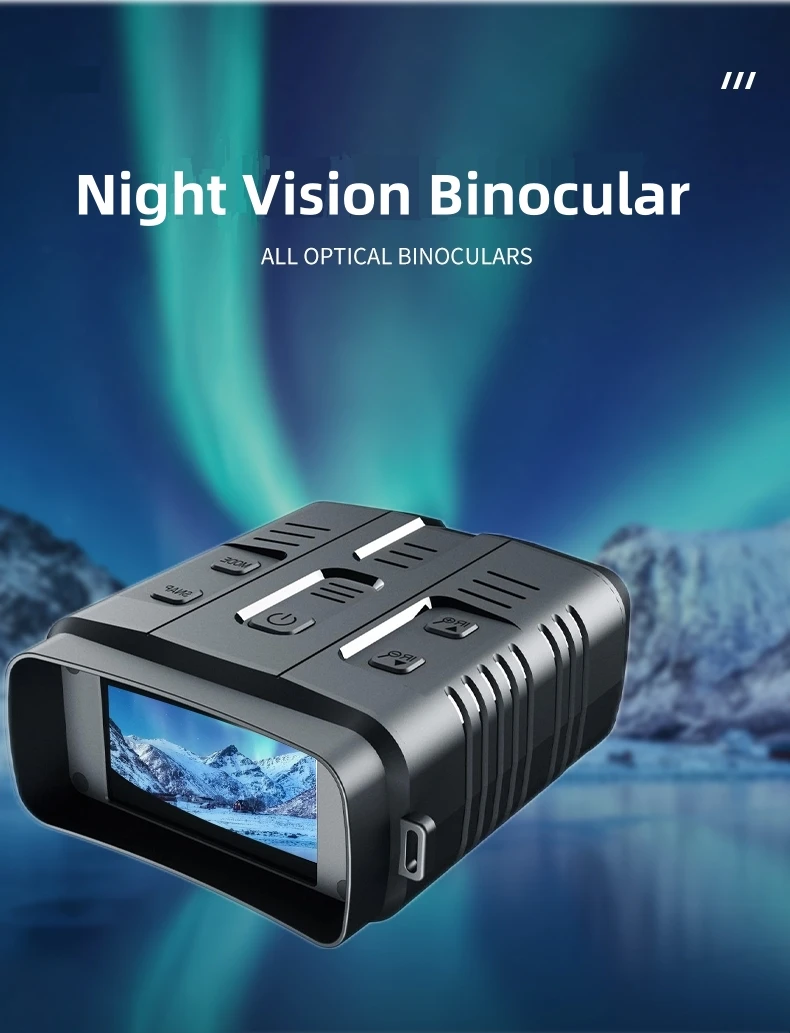 

Night Vision Binoculars 4K Device 10x Digital 800m Full Dark 8W Infrared WiFi Telescope Goggles For Hunting Camping Video Record