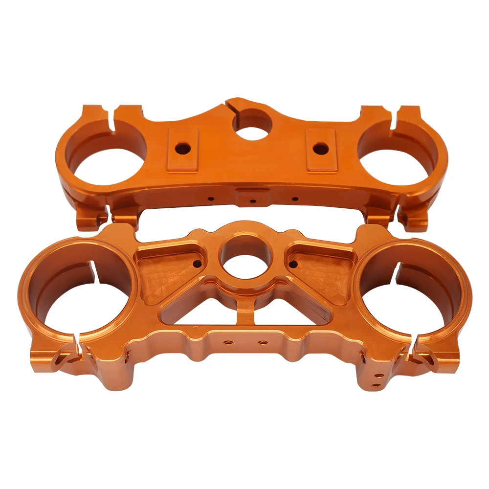 Forged 7075 Aluminum Triple Tree Clamp 53/58.5mm 192mm Specification Motorcycle Front Fork Triple Clamp Accessory