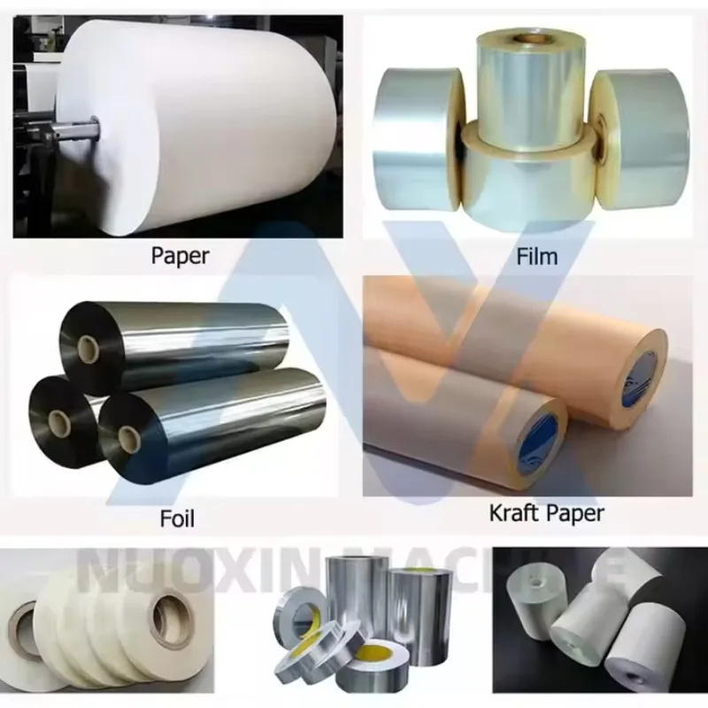 Wide Thermal Paper Cutter Cutting Processing Slitting and Rewinding Machine for  Automatic Electric PVC  PE Tape Cattlehide Film