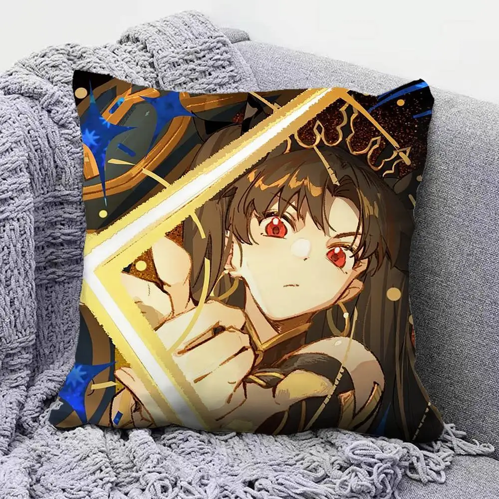 Ishtar Fate Grand Order Rin Tohsaka  Pillow Covers, Home Sofa Cushion Covers and Aecorative Custom