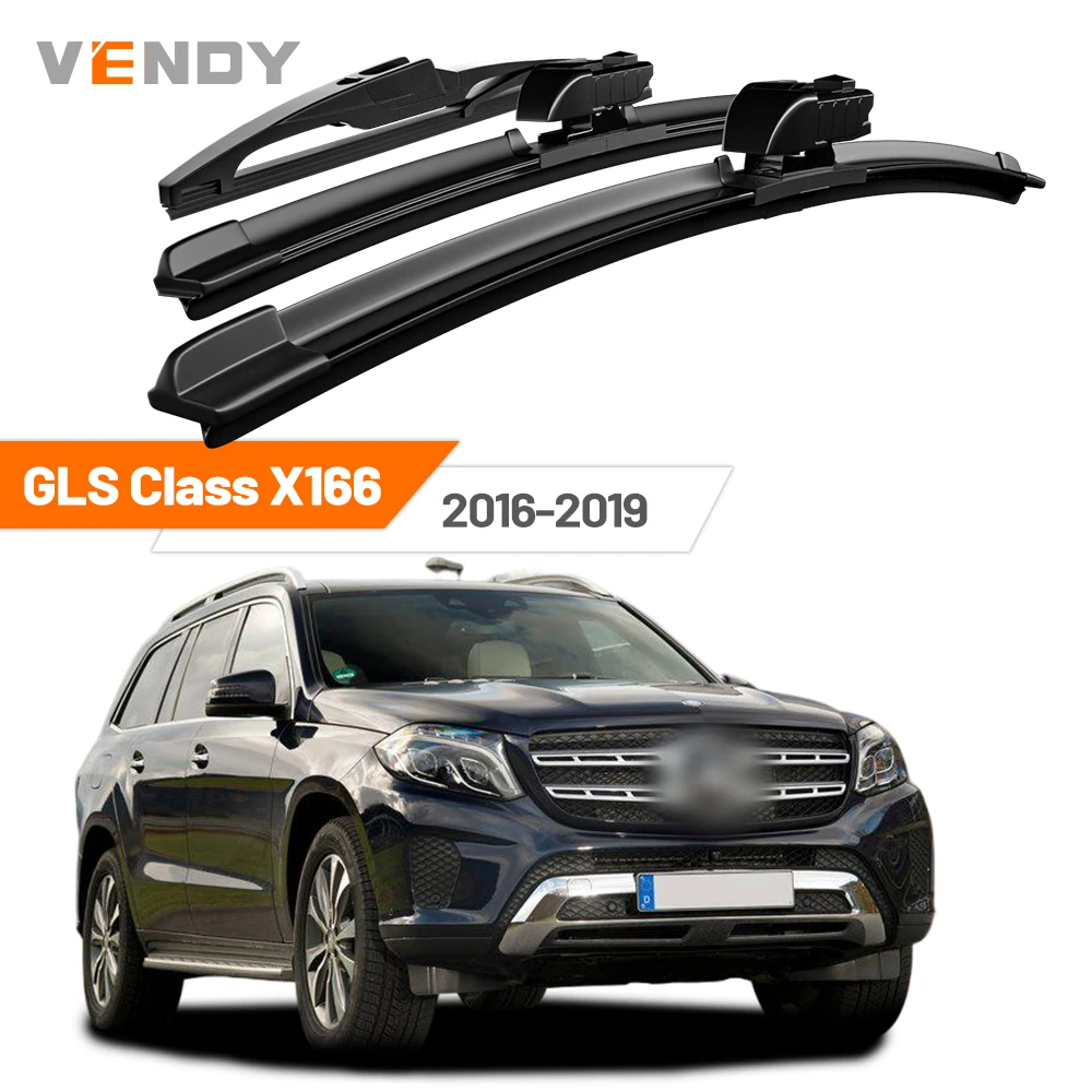 

Для Mercedes-Benz GLS-Класса X166 2016-2019 (2017, 2018) Комплект передних и задних щеток стеклоочистителя, аксессуары
