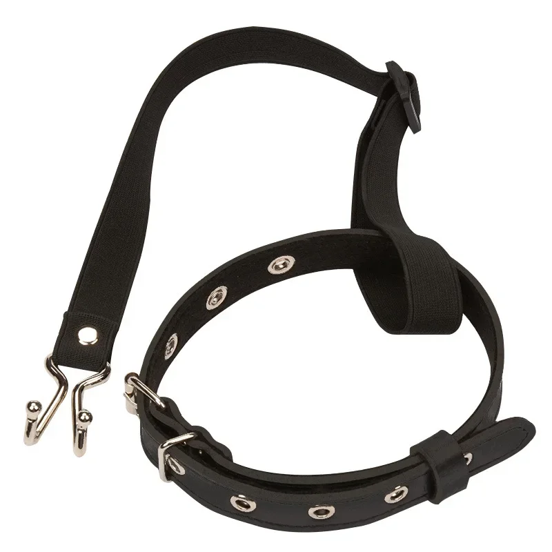 Bdsm ตะขอจมูก Slave Bondage บทบาทเล่นของเล่นหนังคลิปจมูกหัว Bondage Collar Restraints เพศเร้าอารมณ์อุปกรณ์เสริม