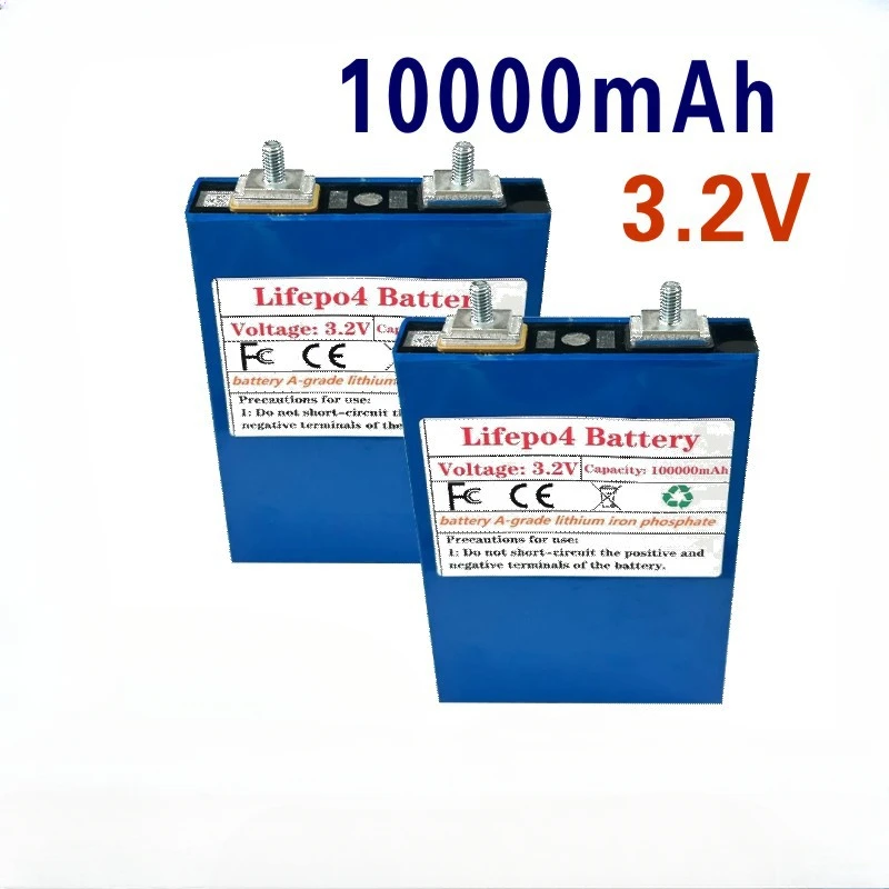 3 2v 1000mah Lifepo4 Lithium Iron Oxide Battery Solar Rechargeable Battery Diy Lithium Battery Pack 12v Household Power Supply