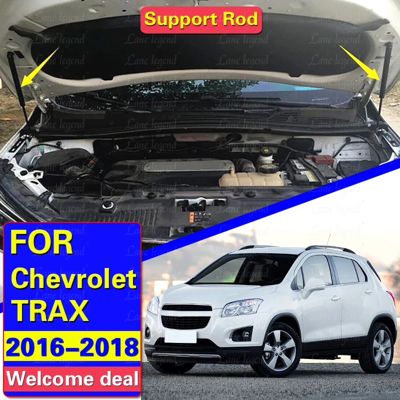 For Chevrolet TRAX 2016 2017 2018 Front Hood Engine Supporting Hydraulic Rod Lift Strut Spring Shock Bars Bracket Car Styling