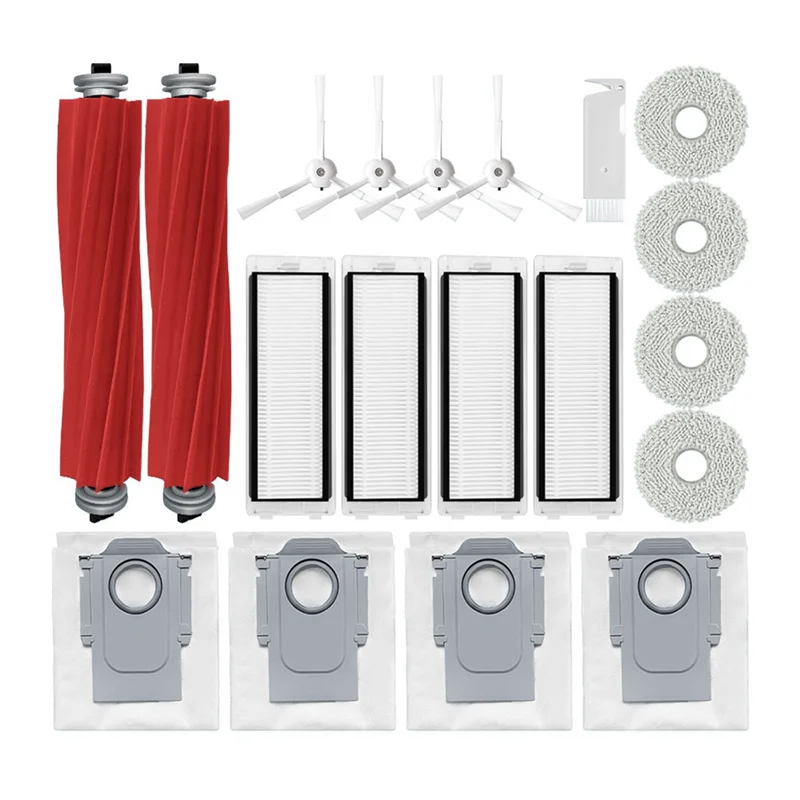 Roborock-掃除機ロボットの付属品,メインブラシ,HEPAフィルター,モップクロス,ダストバッグ,P10,a7400rr