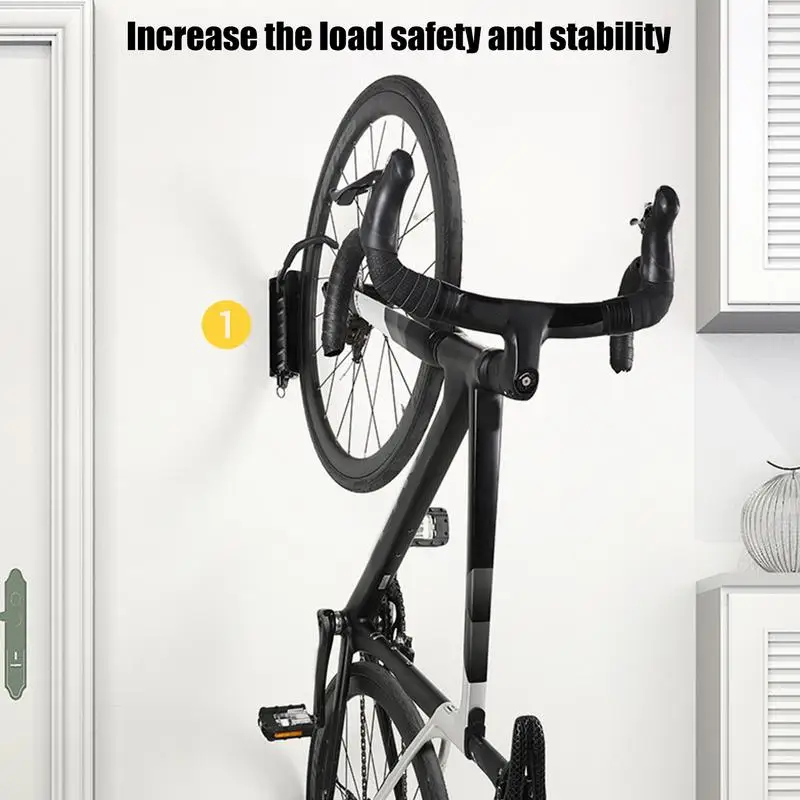 Garage Bikes Rack Wall Mount Steel Sturdy High Strength Garage Bicycles Rack Space Saving Multifunctional Adjustable Wall Bikes